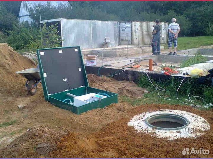 Септик с монтажом