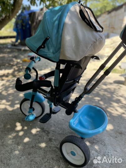 Велосипед трехколесный с ручкой