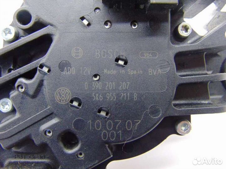 Моторчик заднего стеклоочистителя (дворника) 5K695