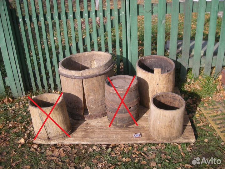 Бочонок для воды кадка жбан лагун мера для хлеба