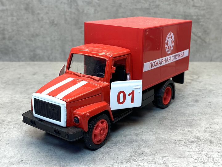 Модель газ-3307 пожарная охрана 1:43