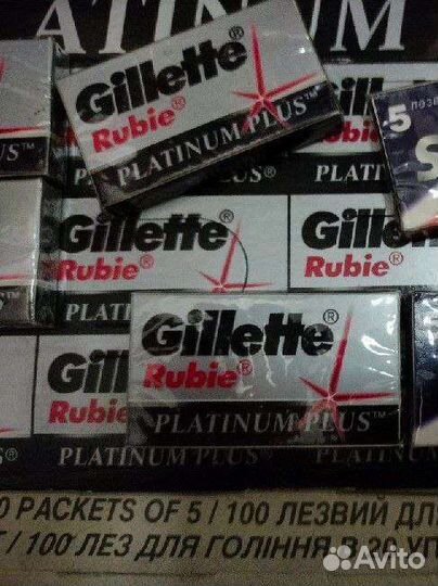 Лезвия для бритья gillette rubie