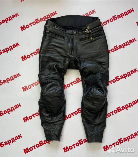 Мотоштаны кожаные р-р 50