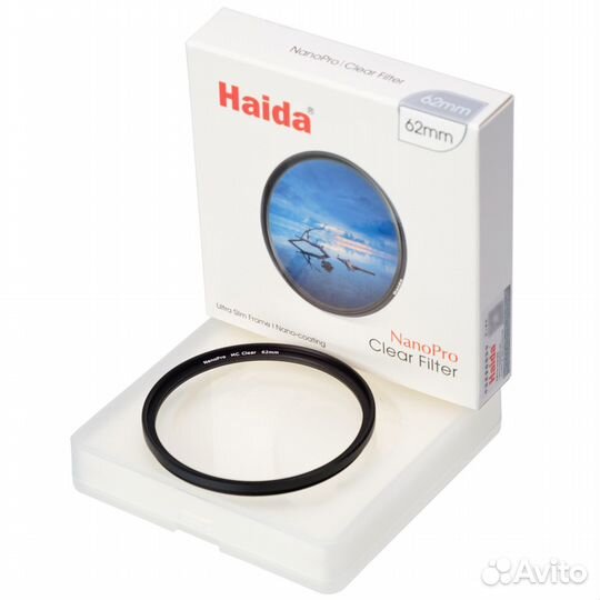 Светофильтр защитный Haida NanoPro Clear 62mm