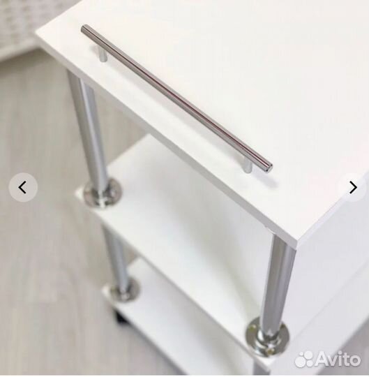 Столик этажерка на колесиках тележка