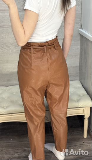 Брюки кожаные 46 Koton