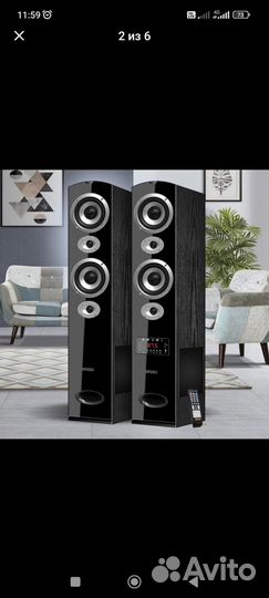 Напольная акустическая система Ginzzu GM-328