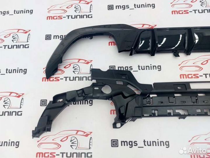 Диффузор бмв 3 серия G20 MP 340 R черный глянец