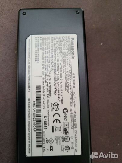 Блок питания panasonic для ноутбука зу