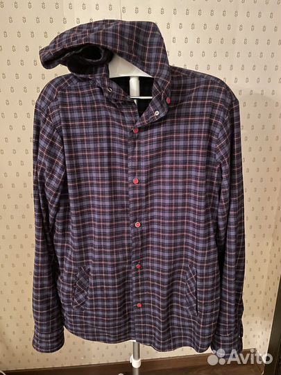 Рубашка с капюшоном Kiton оригинал 50 L