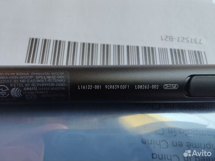 Стилус HP Active Pen G2 Новый, держатель в SD-слот