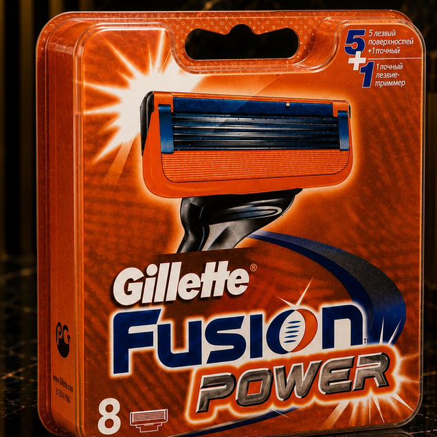 Кассеты для бритья Gillette Fusion Power 8 шт
