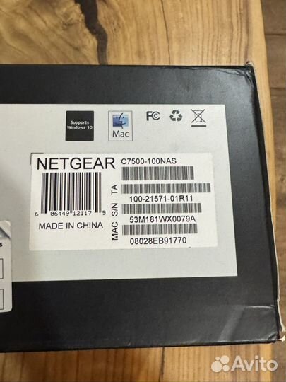 Роутер Netgear C7500 новый