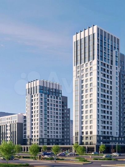 2-к. квартира, 81,4 м², 2/17 эт.