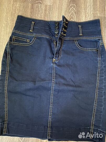 Юбка джинсовая