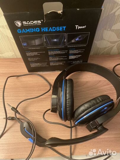 Игровые наушники с микрофоном
