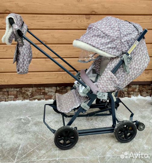 Коляска-санки 