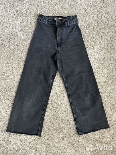 Джинсы черные zara 11-12 лет 146-152 см