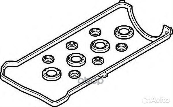 Комплект прокладок, крышка головки цилиндра 458