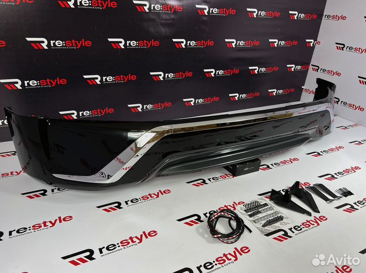 Губа на бампер Toyota Land Cruiser 200 Executive