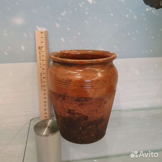 Глинянная крынка старинная