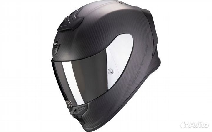 Мотошлем EXO-R1 carbon AIR solid, цвет карбон мат