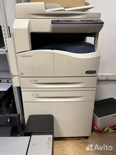 Мфу лазерный А3 ч/б Xerox 5021, Konica Minolta