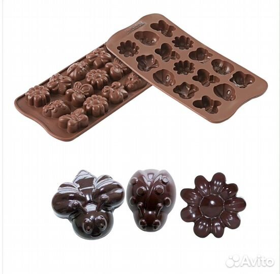 Форма новая для конфет силиконовая