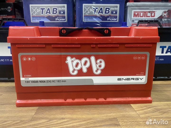 Аккумулятор 100 Ач Topla