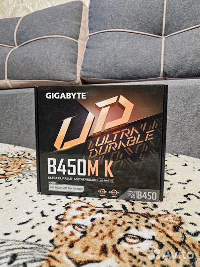 Материнская плата Gigabyte B450M K Гарантия 2 года