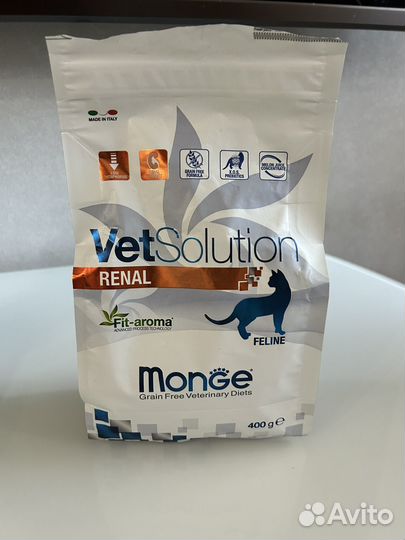 Корм для кошек monge renal
