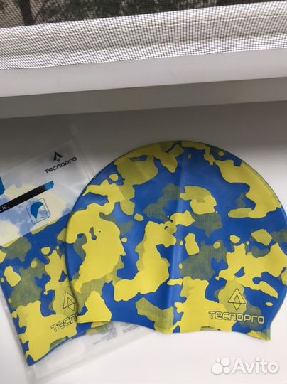 Шапочка для плавания детская новая