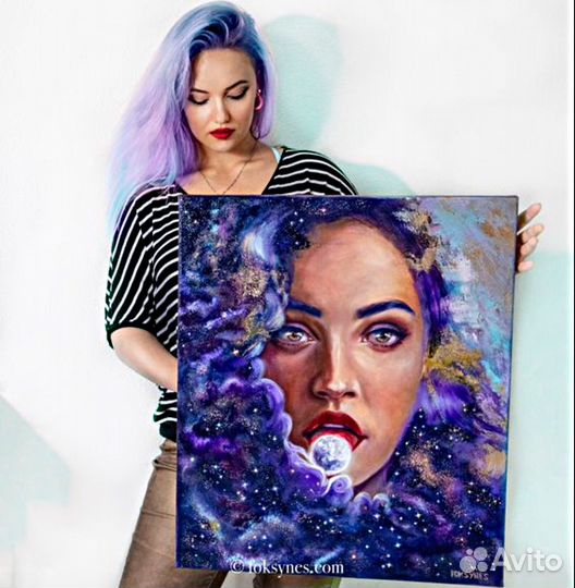 Портрет на холсте 120х80