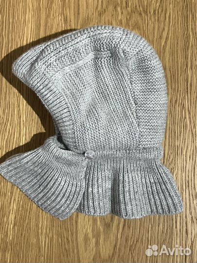 Шапка шлем журавлик зимняя 42-44