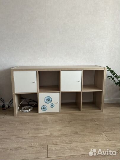 Стеллаж IKEA каллакс 8 ячеек