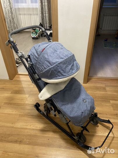 Санки коляска nika 7 8
