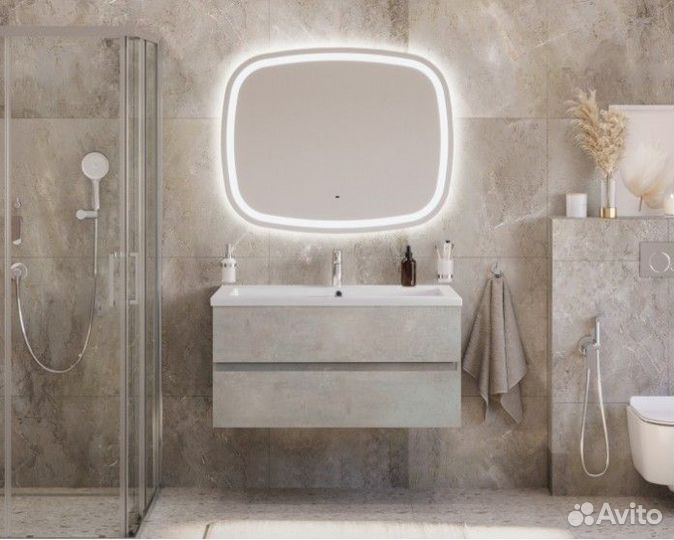 Мебель для ванной Cezares Molveno 46-100-CZR-8070-100 Beton