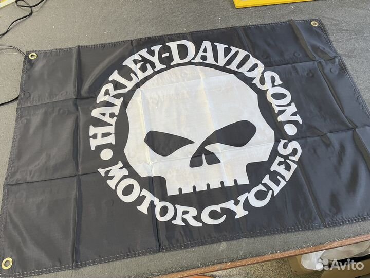 Флаг Harley Davidson мотоцикл willie G