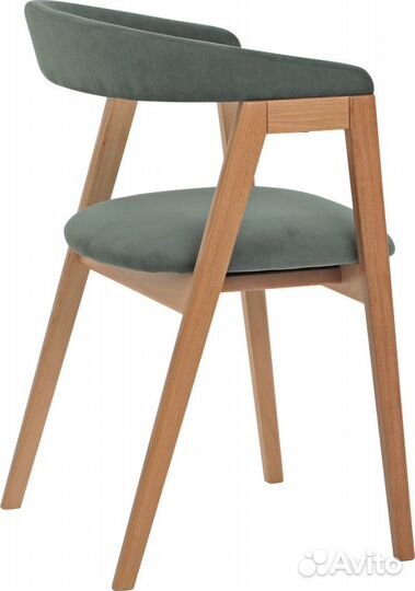 Кресло серое из дуба Лондон