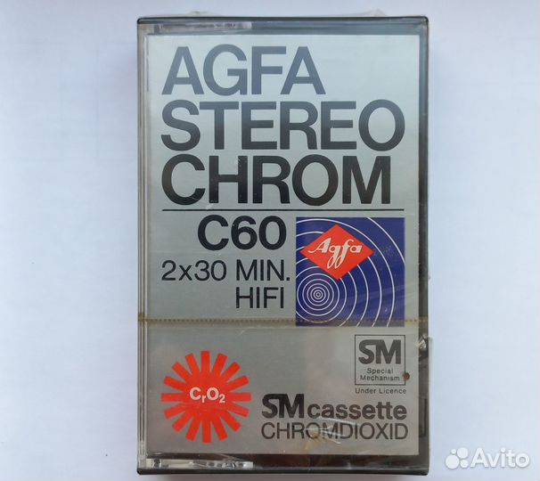 Аудиокассеты хром Agfa Stereo Chrom 1978г
