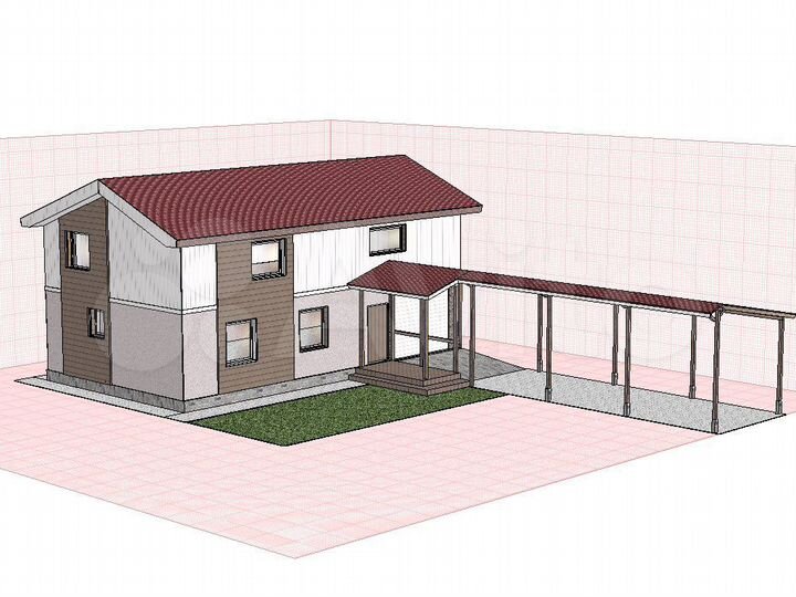 Дом 180 м² на участке 6 сот.