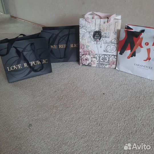 Пакет подарочный 3 шт