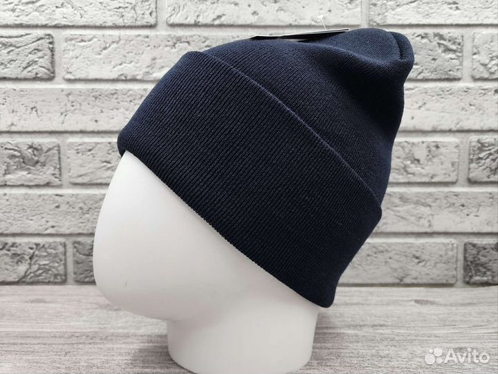 Шапка вязаная Samson синяя