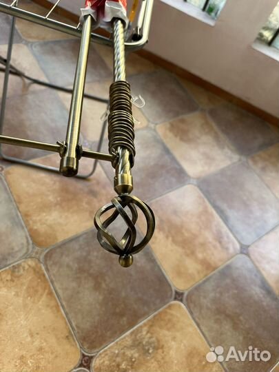 Карнизы для штор двухрядный металлический