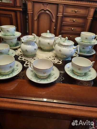 Чайный сервиз вербилки СССР барбарис