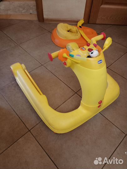 Ходунки детские chicco 3 в 1