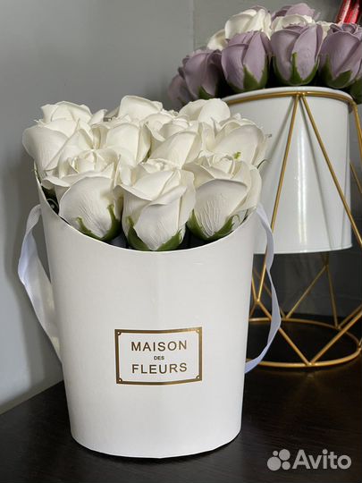 Букет из мыльных цветов