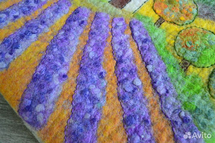 Cумка валяная из шерсти ручная работа