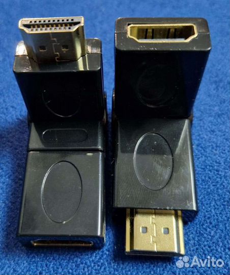 Переходник угловой hdmi (F) - hdmi (M) 90/270 град