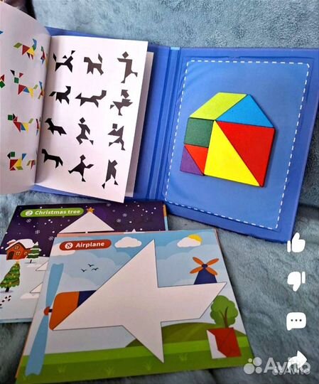 Новый танграм головоломка пазл конструктор